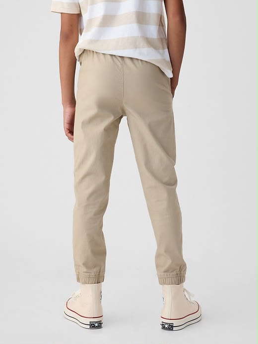 Elastic Waistband Cotton Trouser