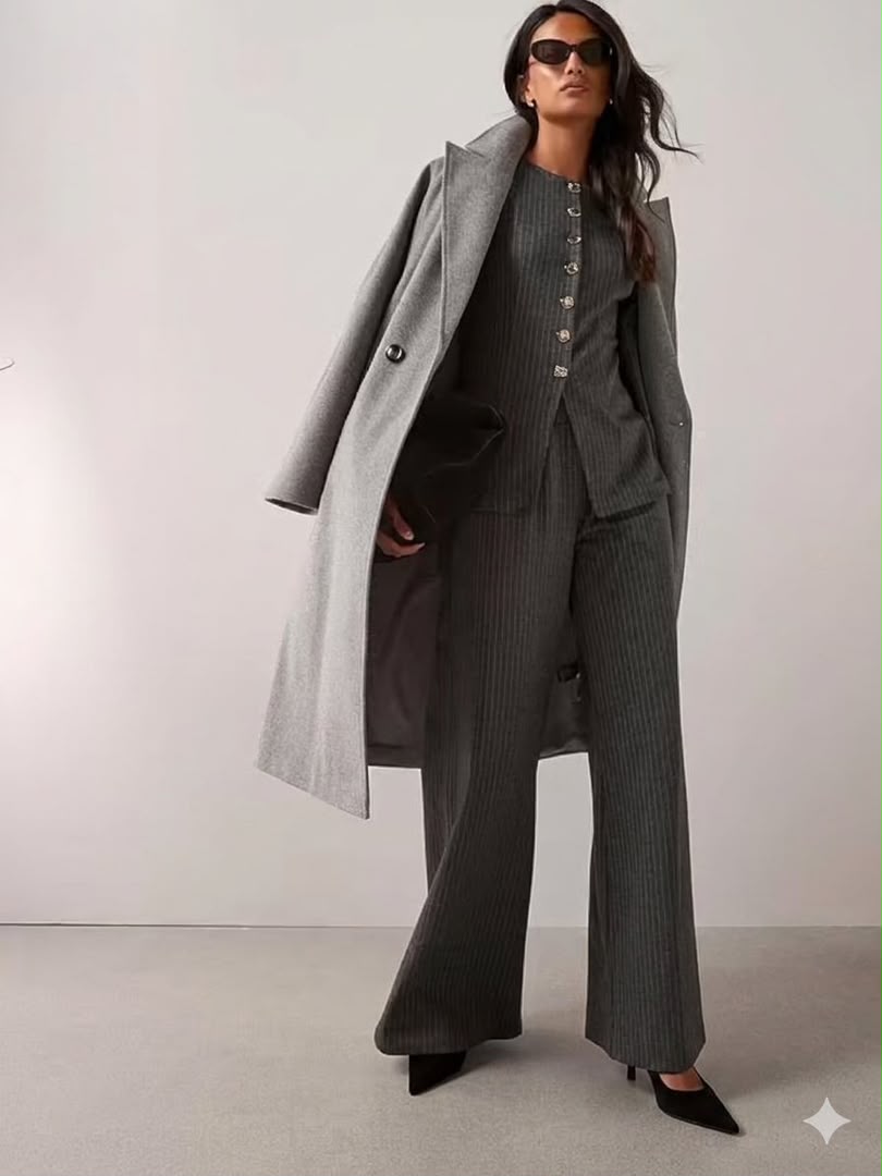 Button Up Long Sleeve Top Co-ord