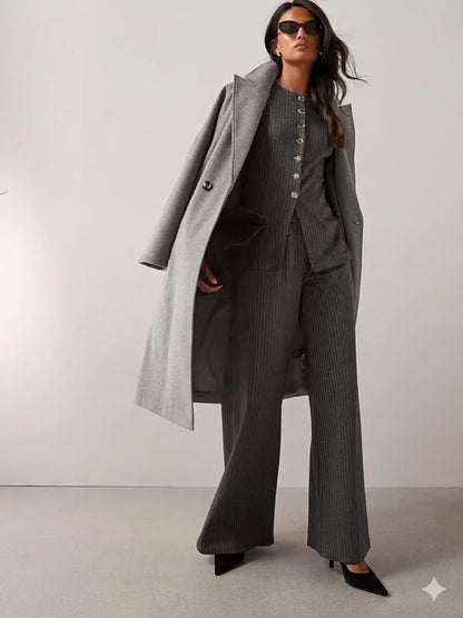 Button Up Long Sleeve Top Co-ord