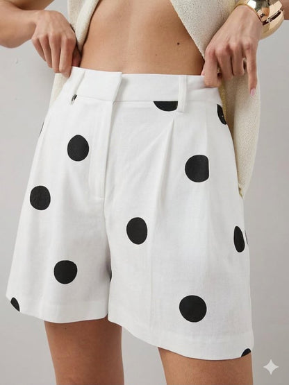 Polka Dot Short Black / white