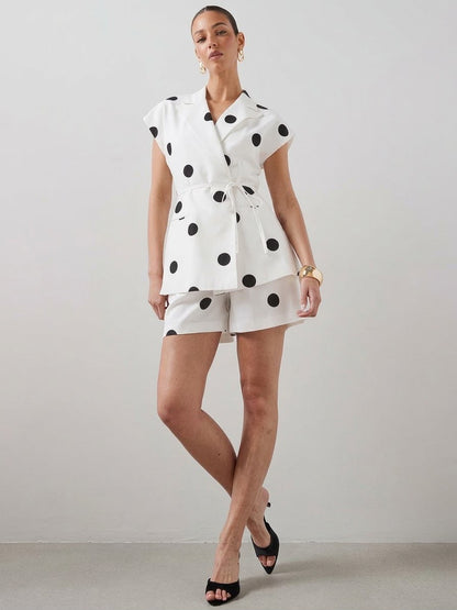 Polka Dot Short Black / white
