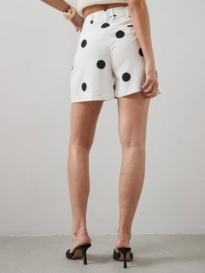 Polka Dot Short Black / white