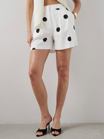 Polka Dot Short Black / white