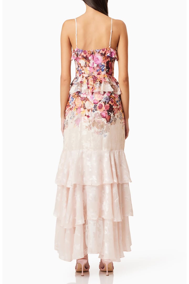 Perla Floral Tiered Maxi Dress