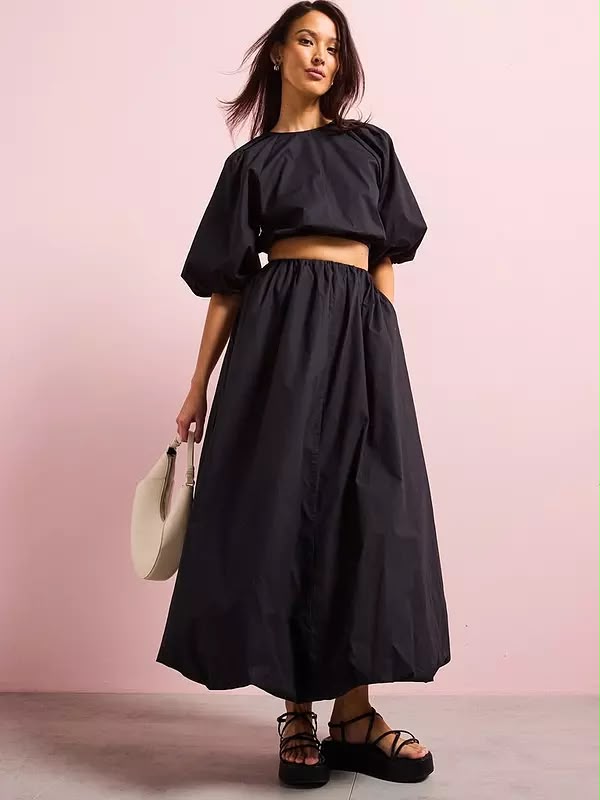 Cotton Puff Co-ord Skirt