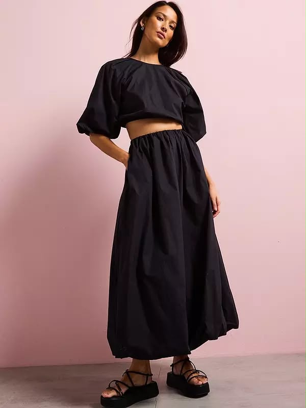 Cotton Puff Co-ord Skirt