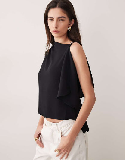 Asymmetrical Sleeveless Top
