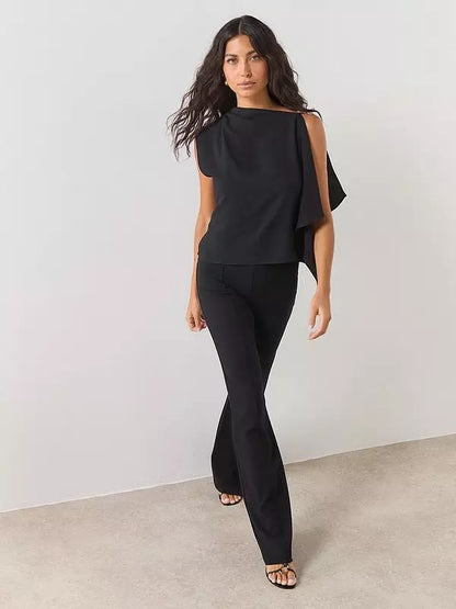Asymmetrical Sleeveless Top