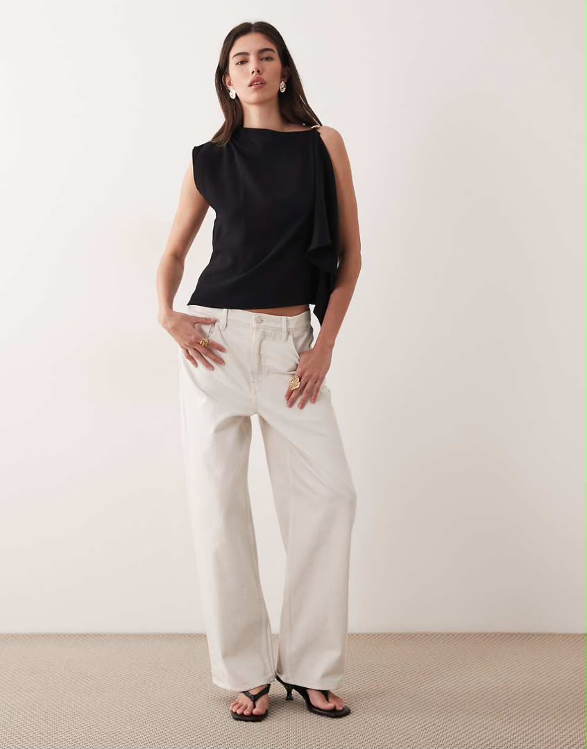 Asymmetrical Sleeveless Top