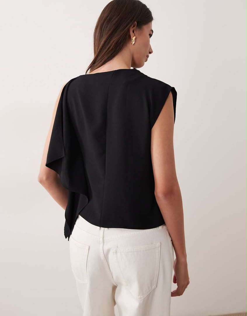 Asymmetrical Sleeveless Top