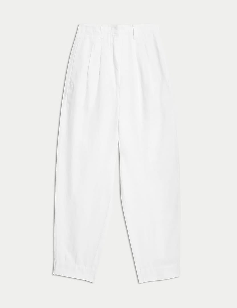 Pure Linen Tapered Trouser