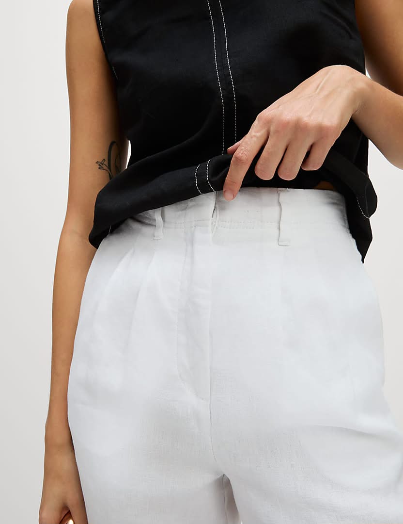 Pure Linen Tapered Trouser