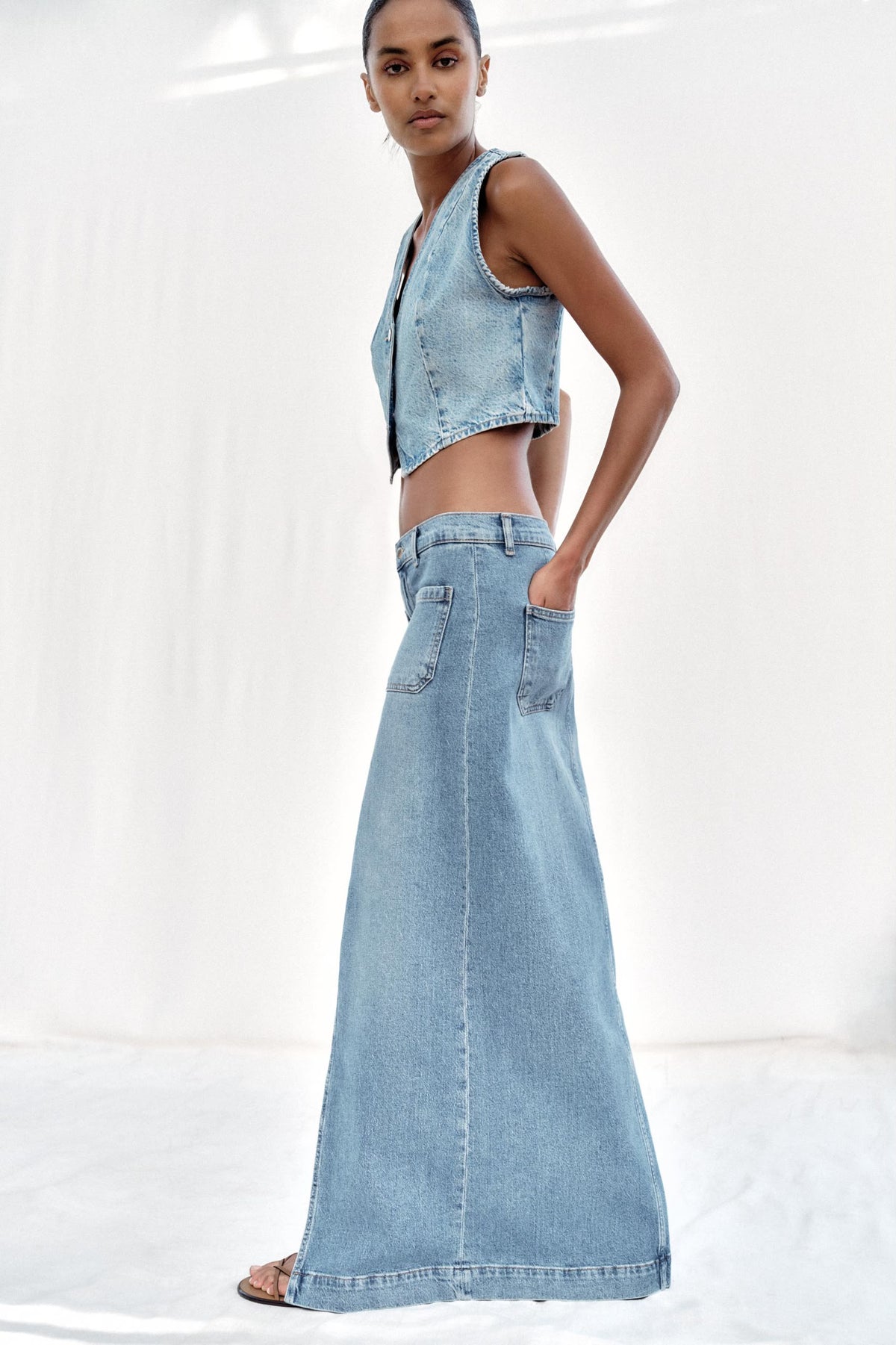 Zara High waisted Skirt