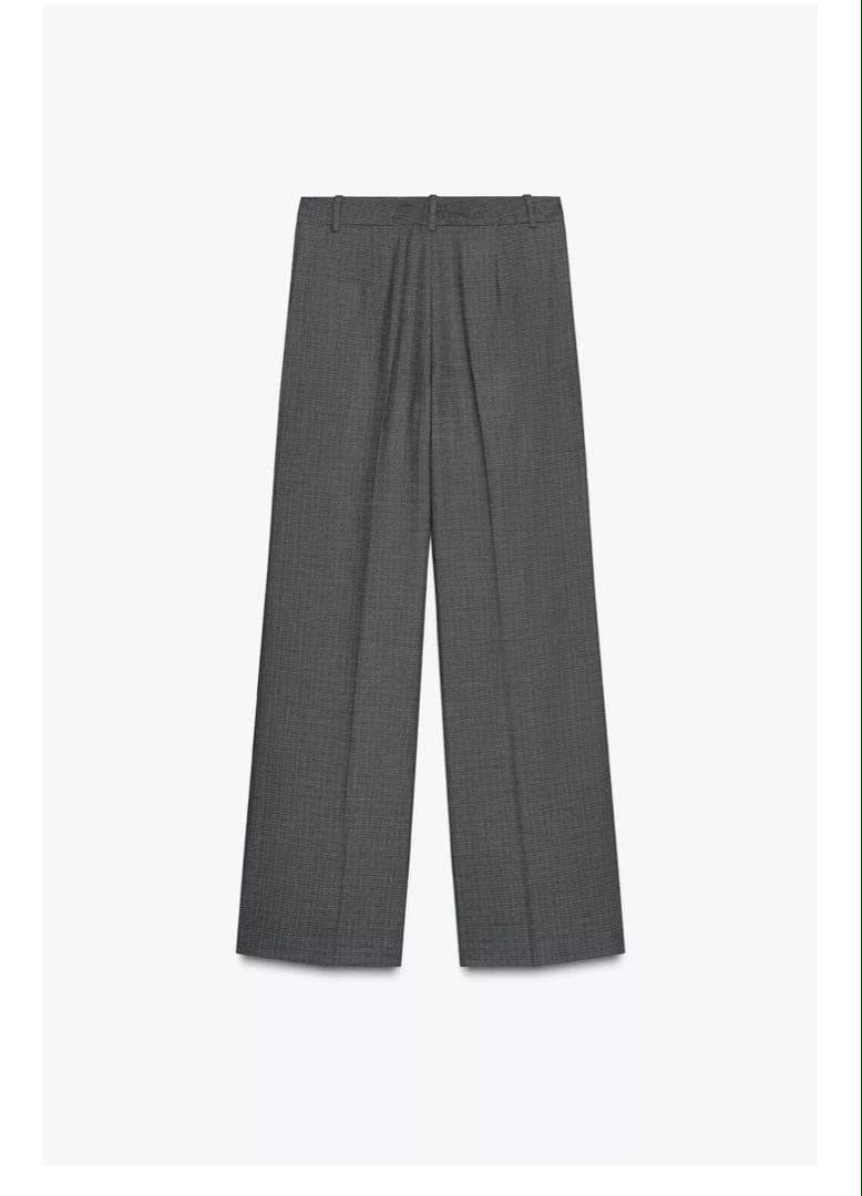 Zara Wide Leg Pleated Trouser