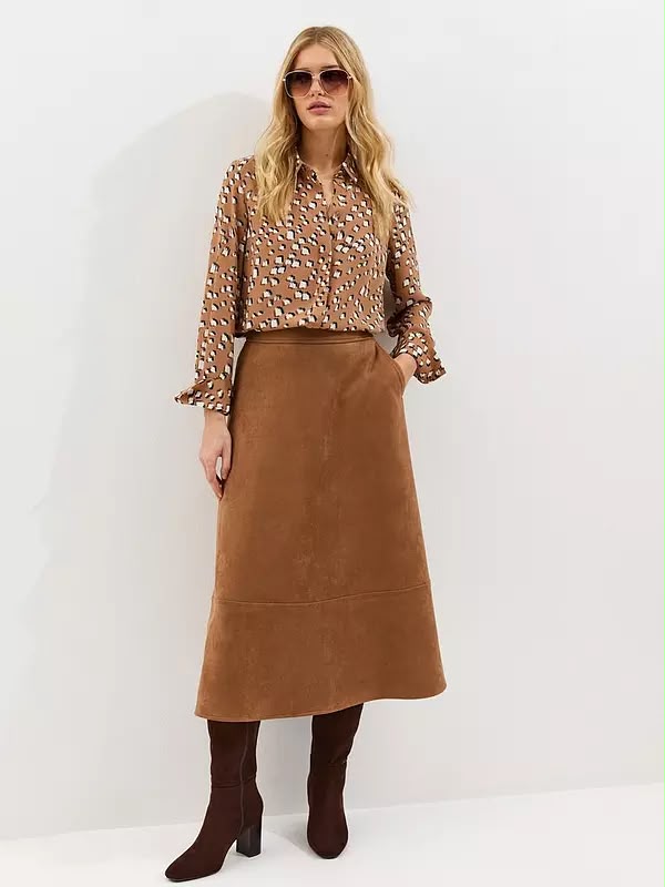 Abstract Pattern Long Sleeve Shirt