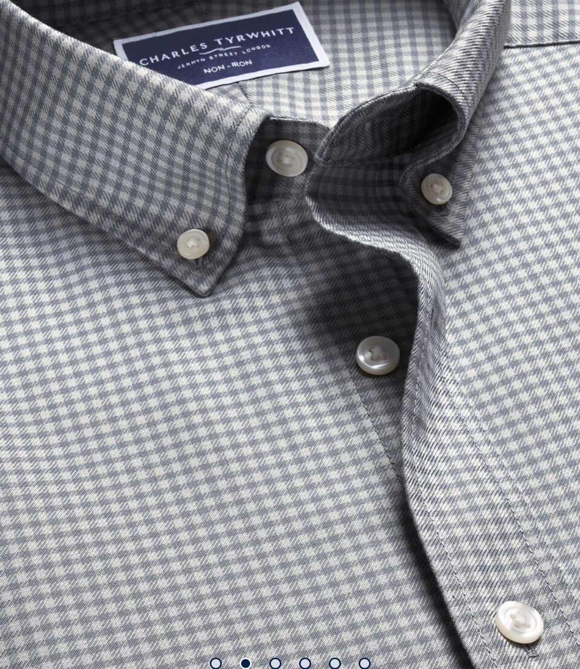 Non-Iron Olive Green Button Down Collar Slim Fit Shirt