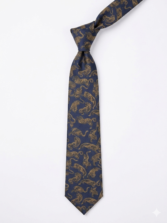 Bengal Tiger Silk Tie