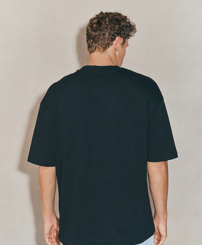 Black Oversized Heavyweight T-Shirt