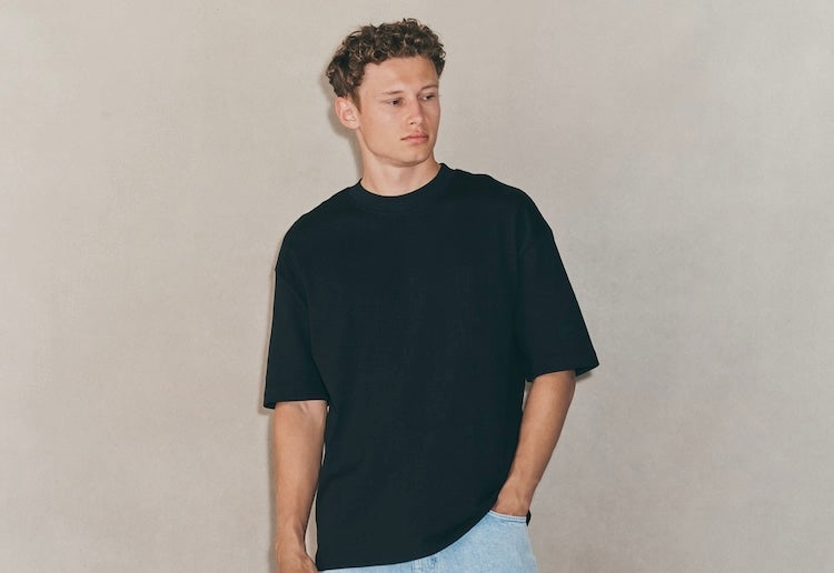 Black Oversized Heavyweight T-Shirt