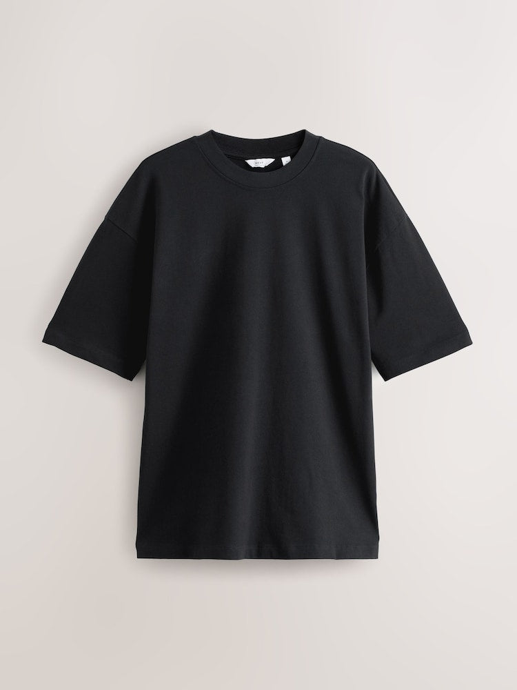 Black Oversized Heavyweight T-Shirt