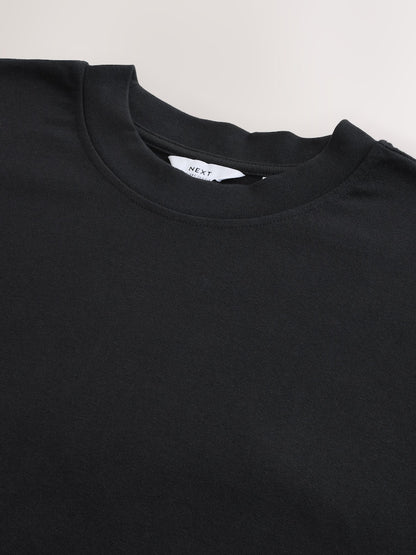 Black Oversized Heavyweight T-Shirt