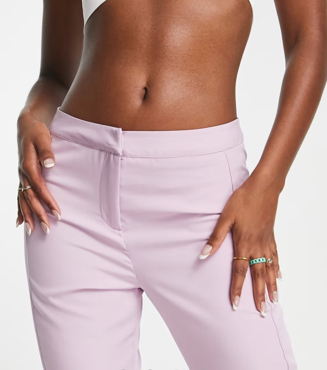 Tailored mauve trouser