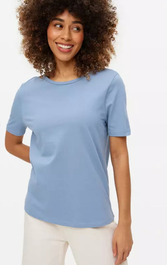 Blue Regular Fit Crew Neck T-Shirt