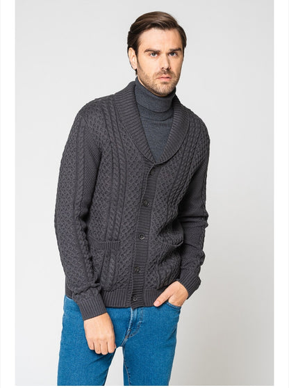 Henry Shawl Neck Knitted Cardigan