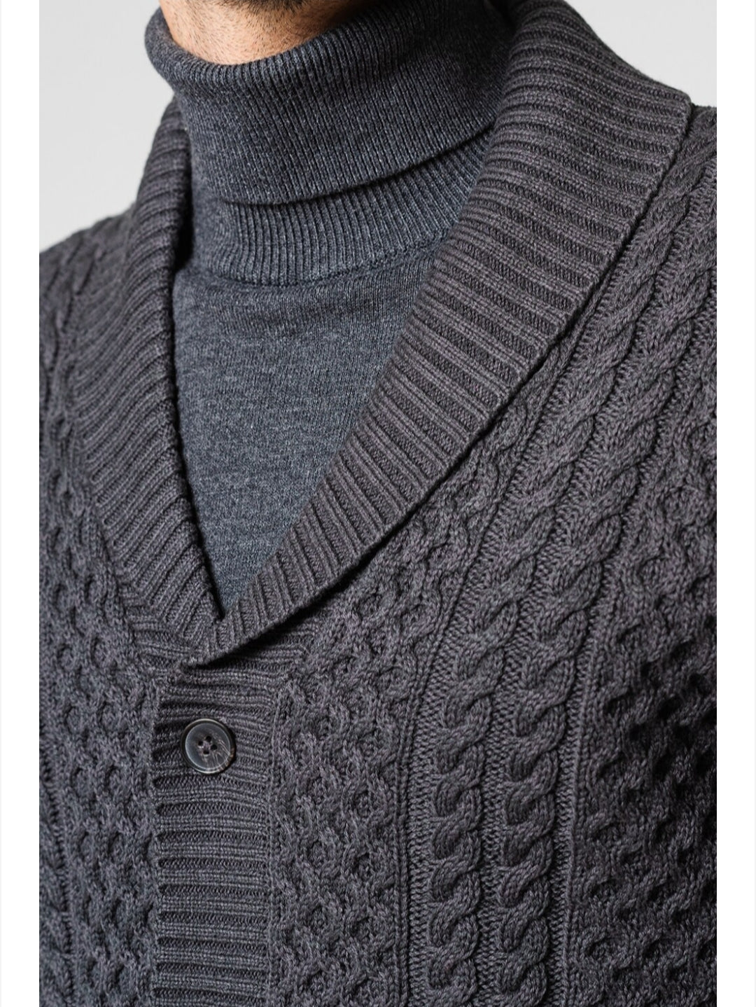 Henry Shawl Neck Knitted Cardigan