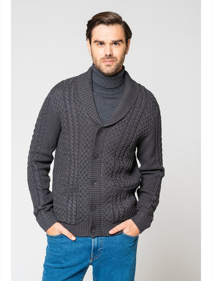 Henry Shawl Neck Knitted Cardigan