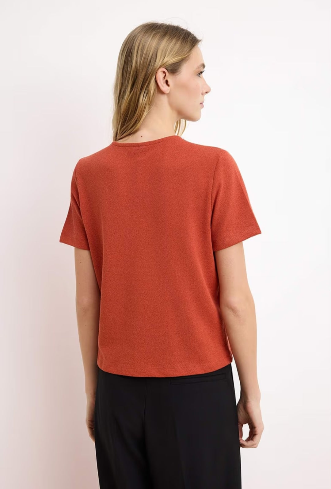 Asymmetrical Round Neck Top