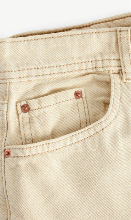 Baggy Wide Leg Jean Ecru