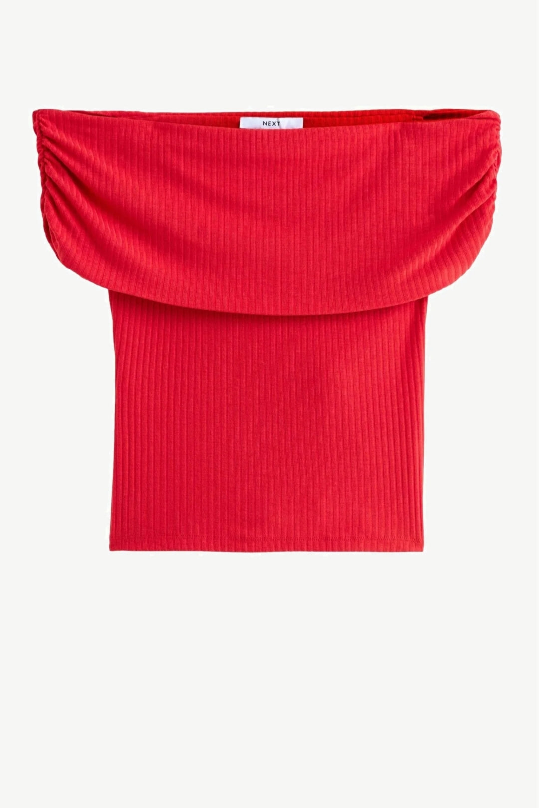 Red Bardot Top