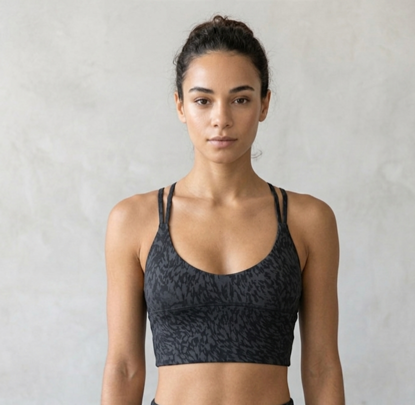 Next Studio Active Animal Print Strappy Back Sports Bra