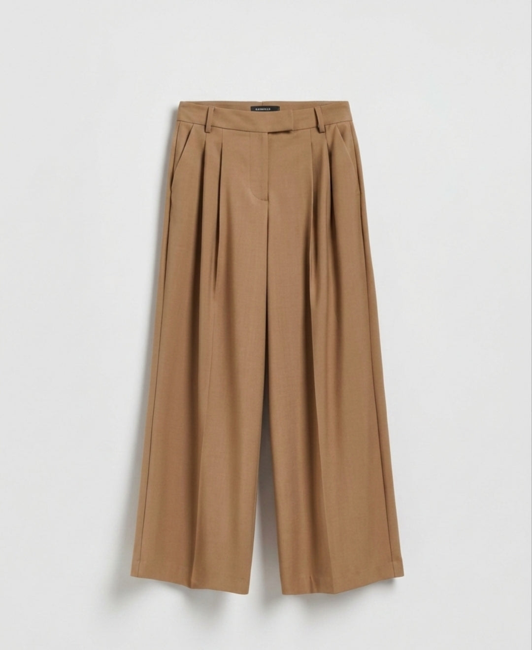Wide Leg Pleated CULLOTE Trouser