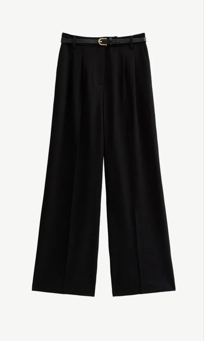 New Look Wide Leg Trouser - Black