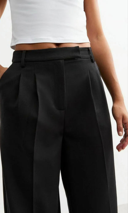 New Look Wide Leg Trouser - Black