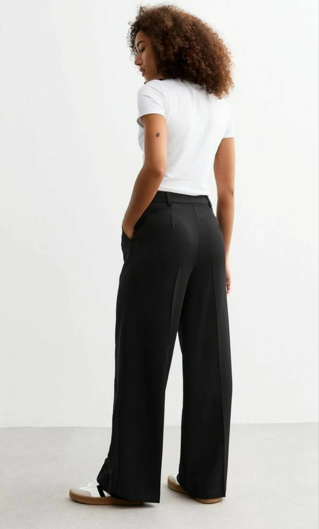 New Look Wide Leg Trouser - Black