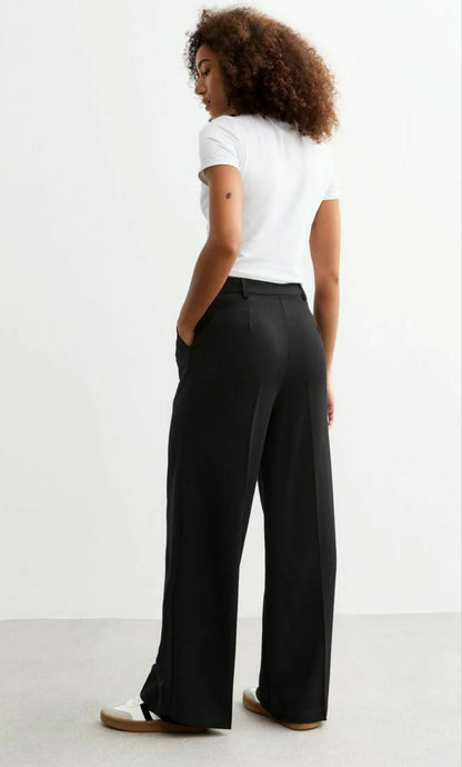 New Look Wide Leg Trouser - Black