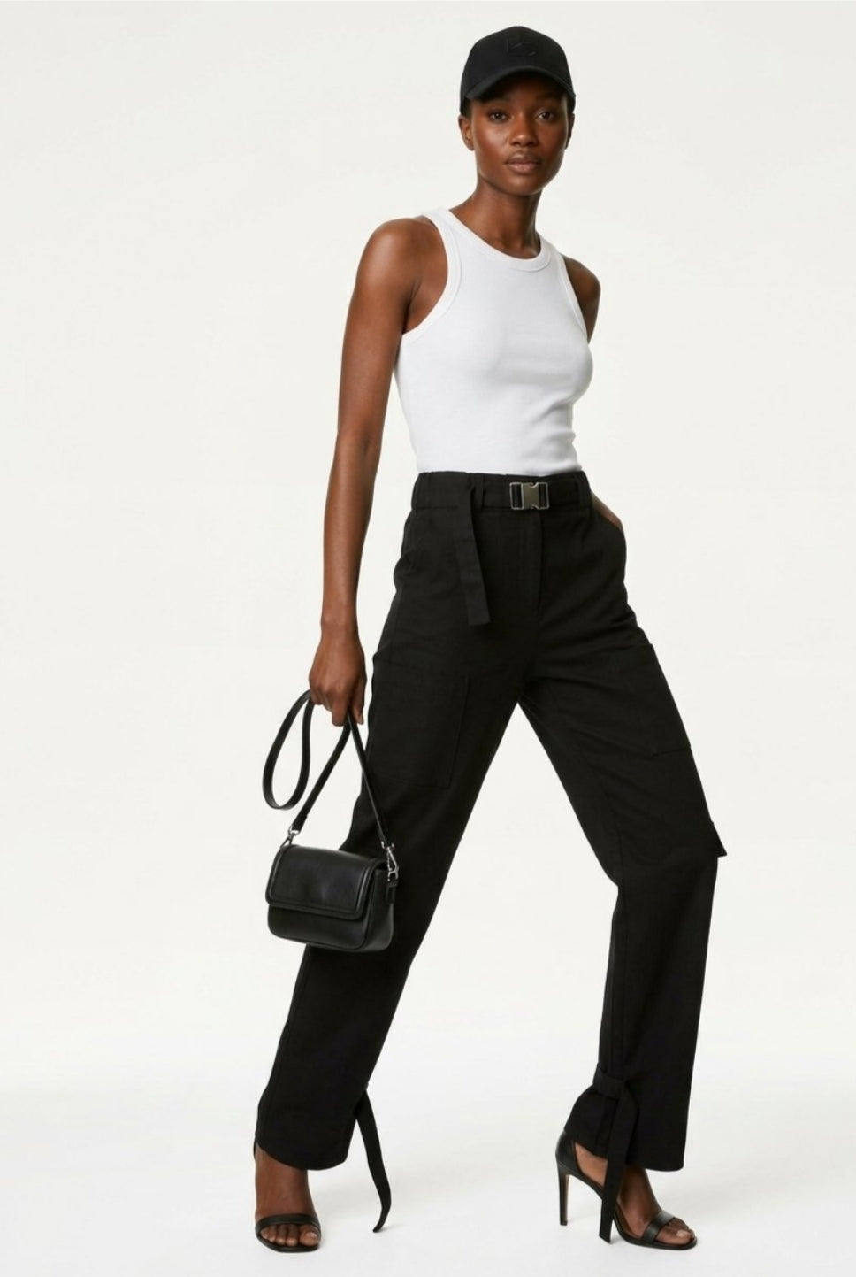 Buckle Detail Ultility Trouser
