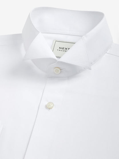 Regular Fit Easy Care Double Cuff Wing Collar Smart Shirt