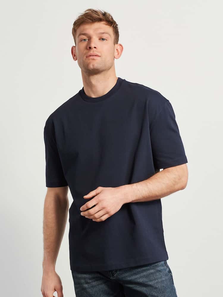 Navy Blue Relaxed Fit T-Shirt