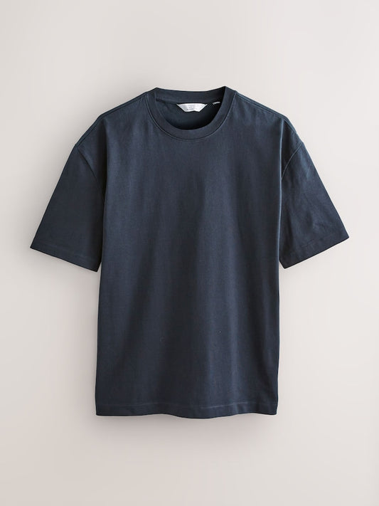 Navy Blue Relaxed Fit T-Shirt