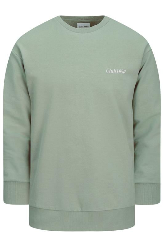 Light Green Graphic Print Sweatshirt