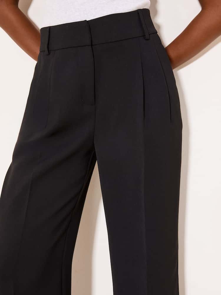 Lipsy Black Premium Wide Leg Trouser