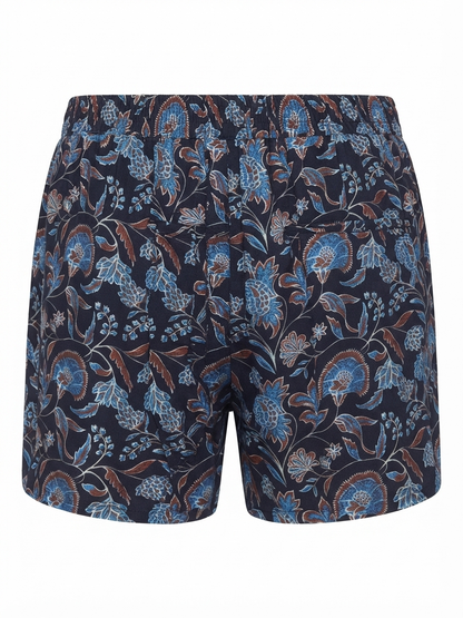 Tu Woman Blue Floral Print Short