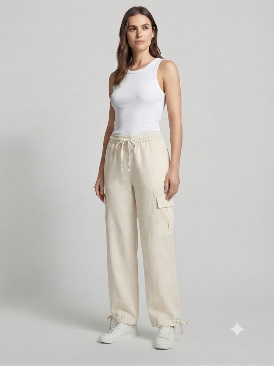 Next Casual Cream Cargo Pant