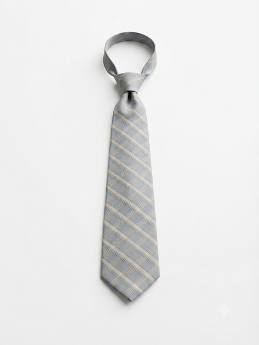 Elegant Plaid Pattern Tie
