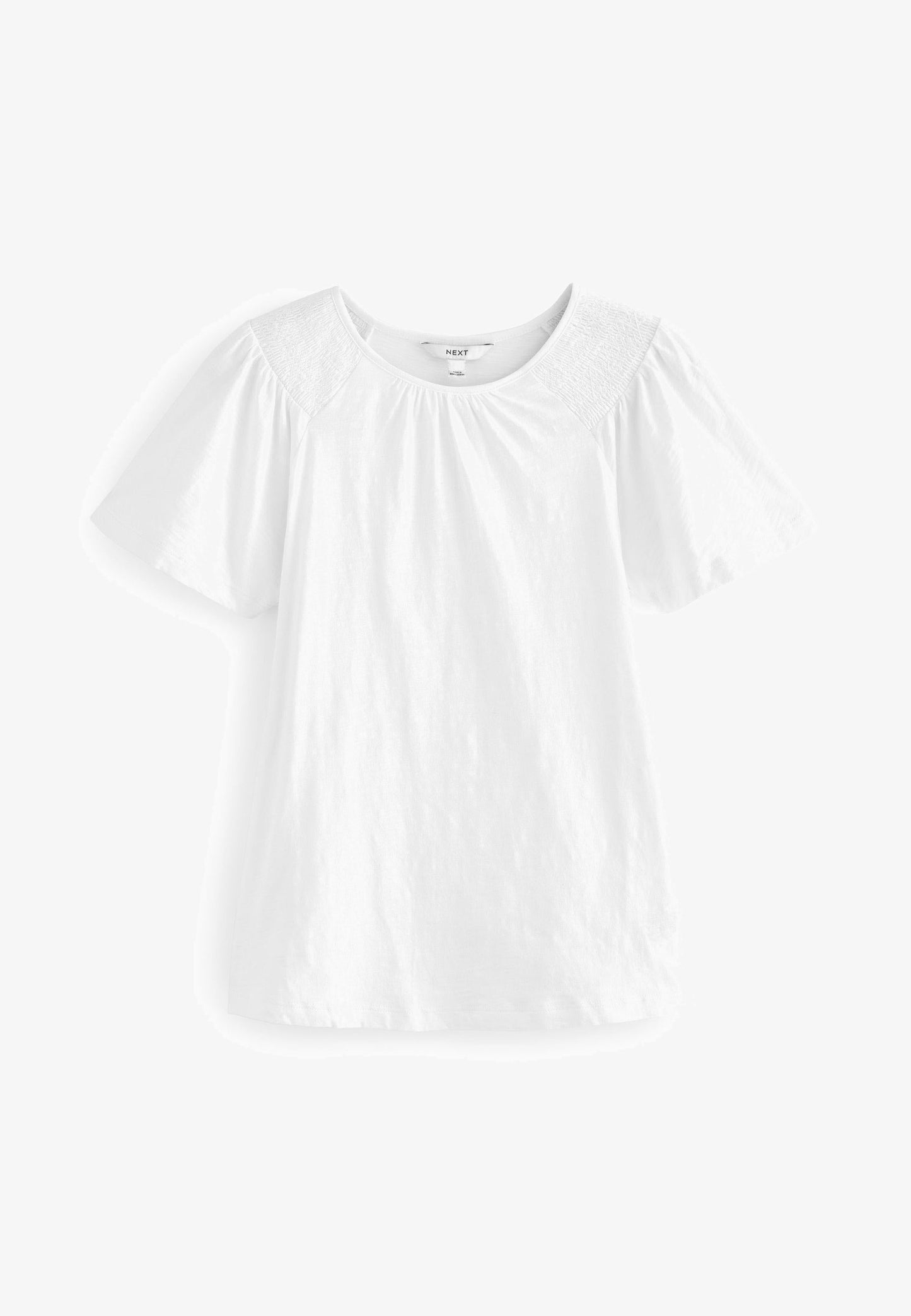 Next Flutter Short Sleeve - white