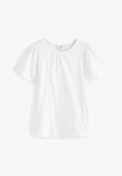 Next Flutter Short Sleeve - white